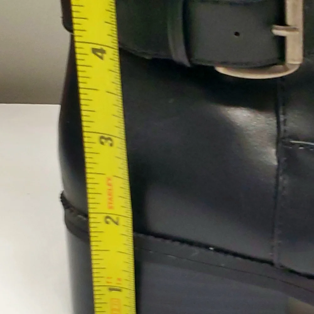 Toetos‎ Womens Black Riding Boots Size 7.5 adjustable with New without box